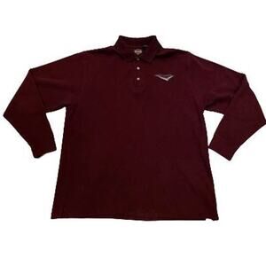Harley Davidson Men's LG long sleeve pullover heavy shirt